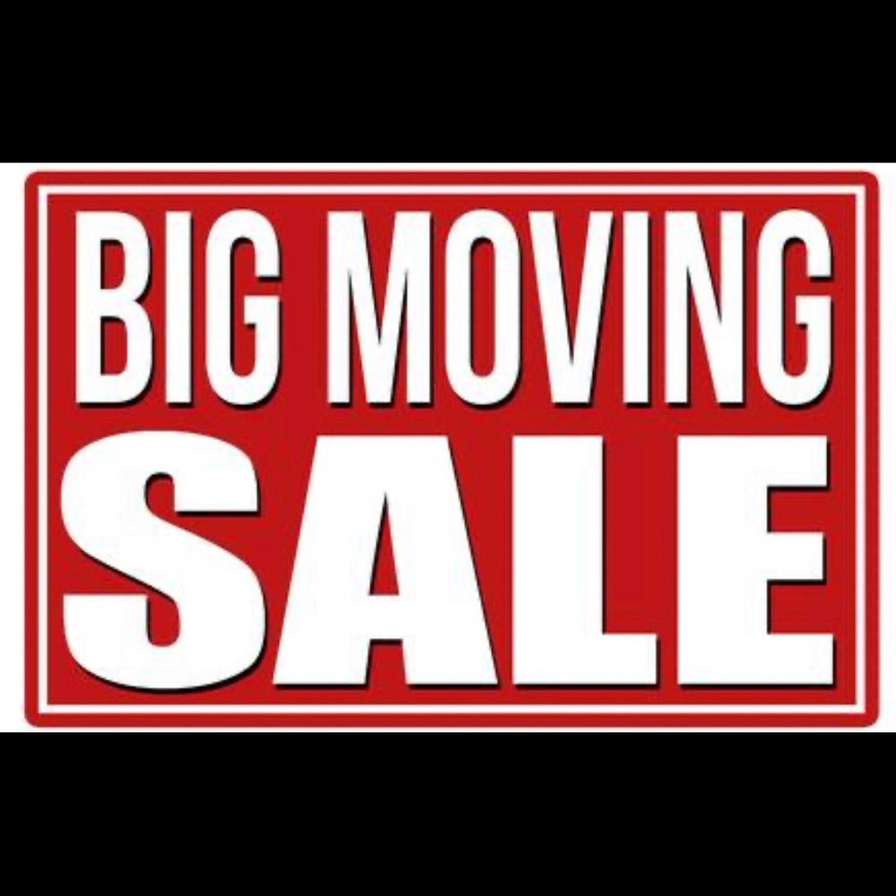 BIG MOVING SALE